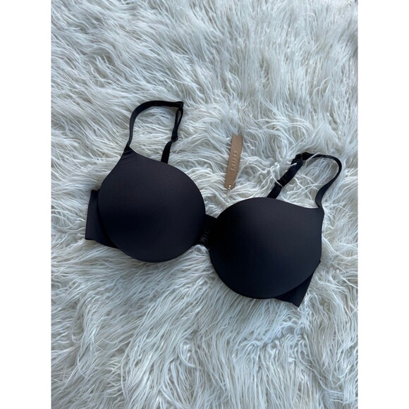 Skims Ultimate Push up Plunge Bra Onyx Size 38D - Picture 4 of 8